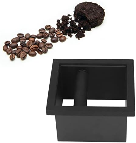 Kaffee-Klopfbox, Edelstahl-Klopf-Satzbox Eingebettete Satzbox Kaffeegeräte Kleiner Kaffeesatzeimer m
