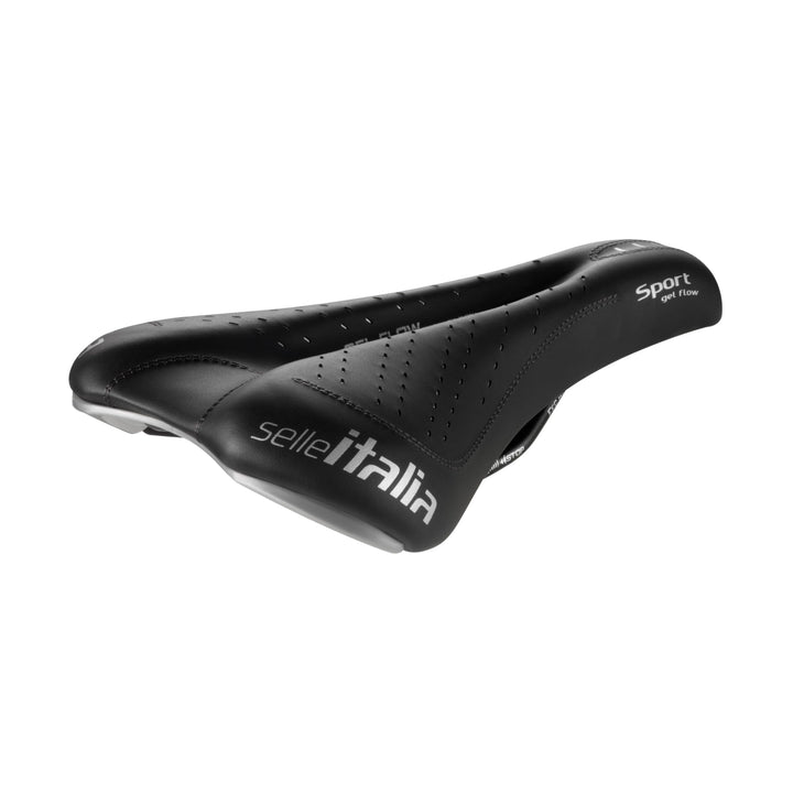 Selle Italia Sattel Sport Gel Flow Fec-Streben Schwarz, Schwarz