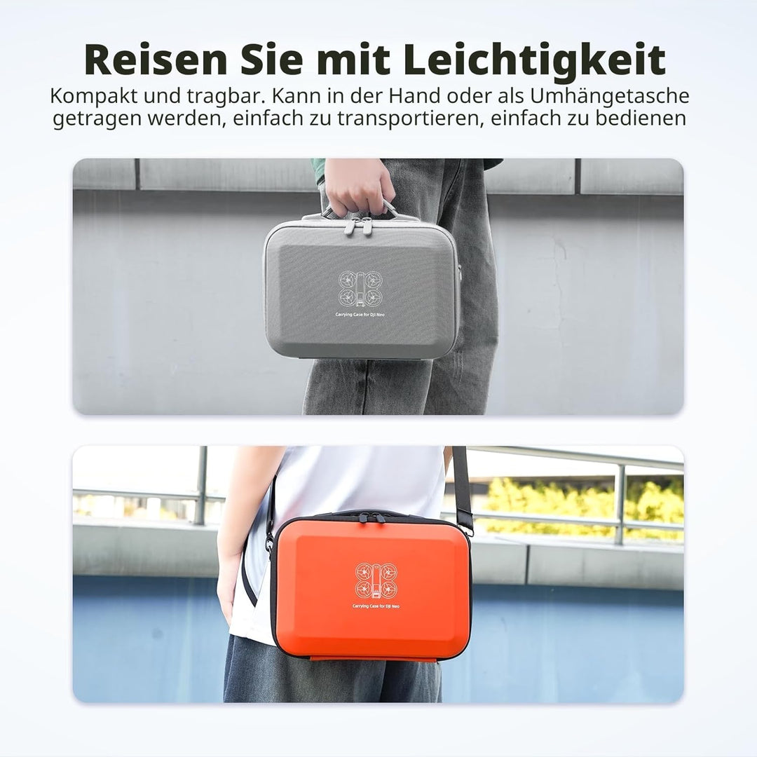 BRDRC Neo Tasche, Wasserdichtes Koffer Tragbare für DJI Neo Fly More Combo Tragetasche Reisetasche f