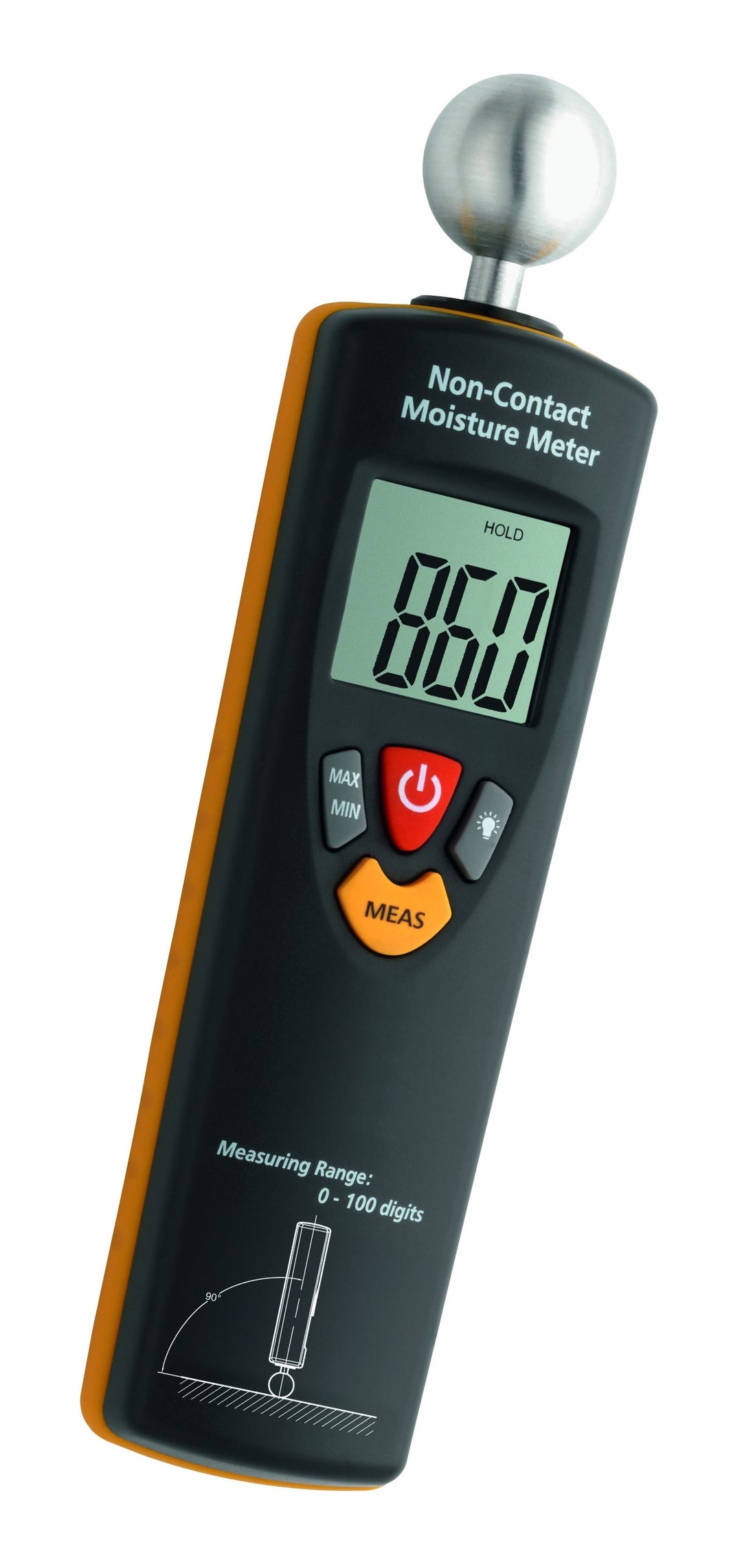 TFA Dostmann Humidcheck Contact, Materialfeuchtemessgerät, 30.5503, ideal für die Baustelle