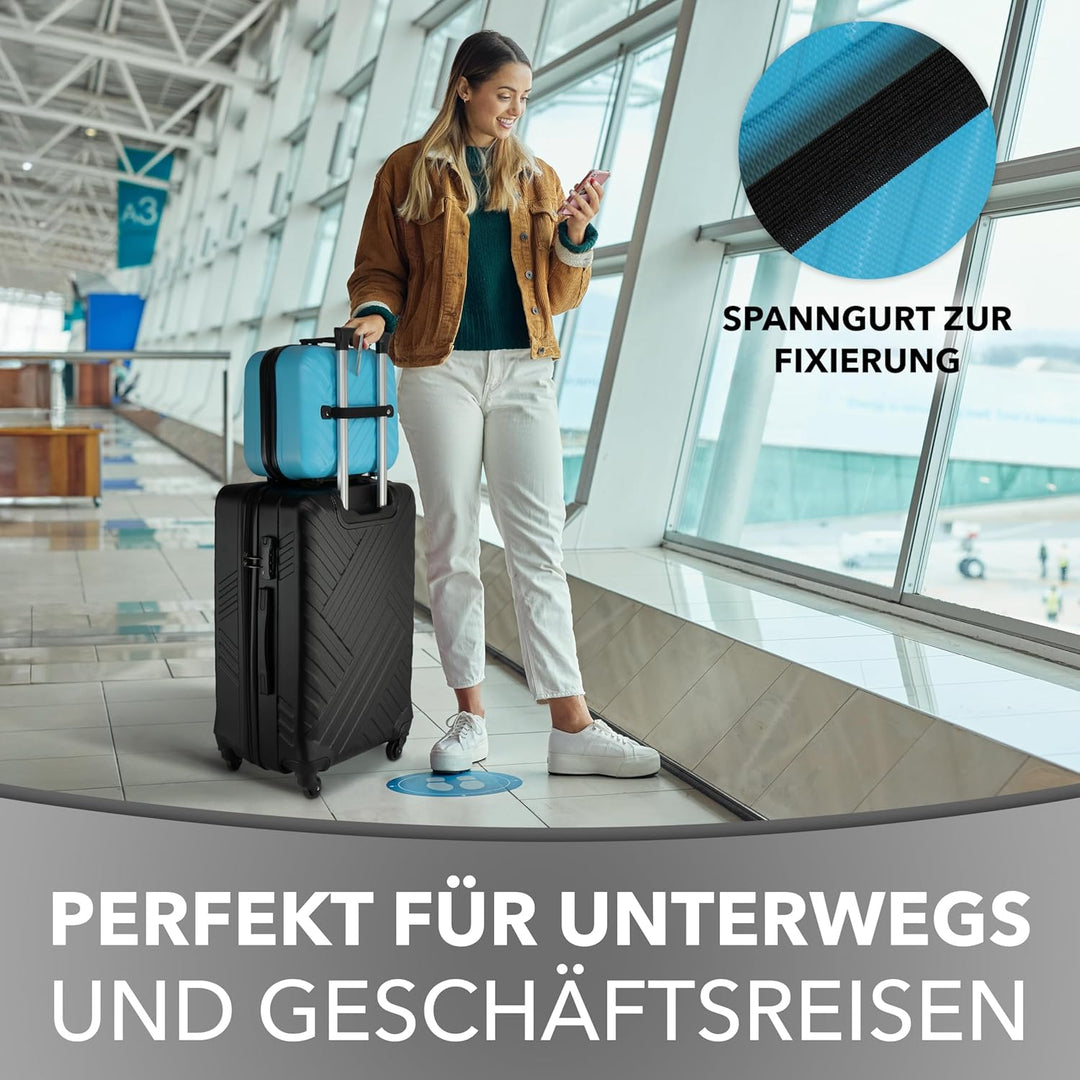 Xonic® Design Kosmetikkoffer aus ABS Hartschale – Robustes Beautycase als Handgepäck - Kosmetiktasch