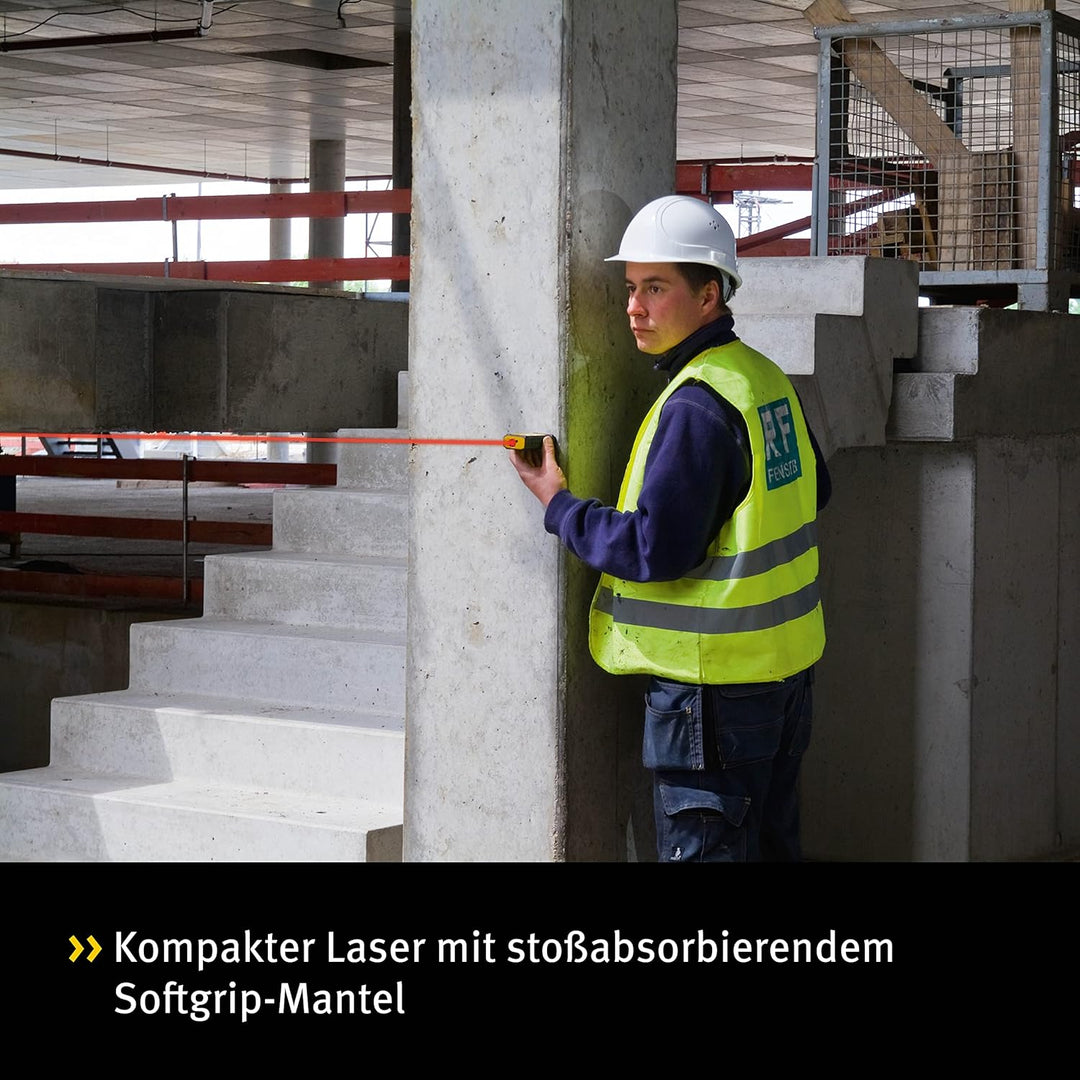 STABILA Laser-Entfernungsmesser LD 320, max. Messbereich 60 m, 8 Messfunktionen (u. a. Fläche, Volum