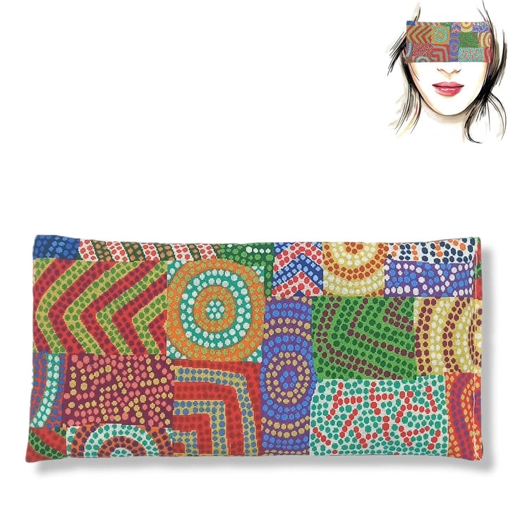 Augenkissen yoga "Pack 2 - Gaudí" | Lavendel Samen und Reis | Yoga, Meditation, Entspannung, für Ihr