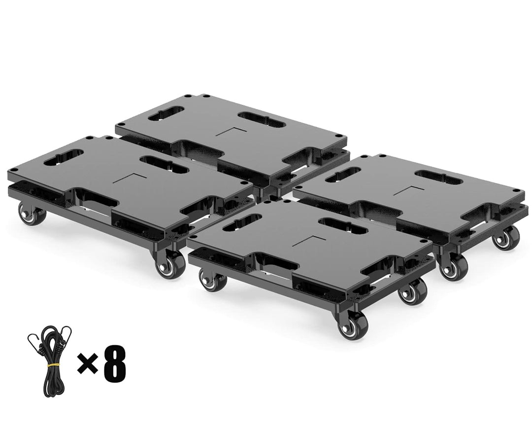 SOLEJAZZ Transportroller Set, 800kg Tragkraft, MöBeltransportwagen Koppelbar, Umzugshelfer MöBeltran
