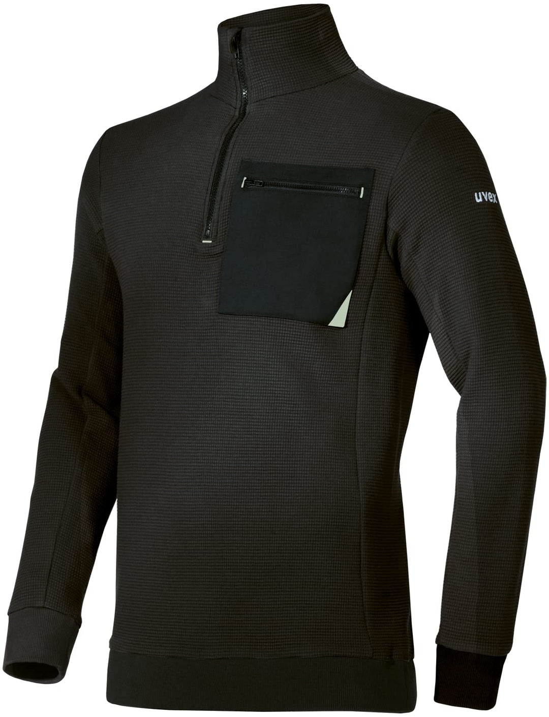 Uvex Tune-Up Herren Arbeitspullover - Robuster Pulli für die Arbeit und Freizeit M Schwarz, M Schwar