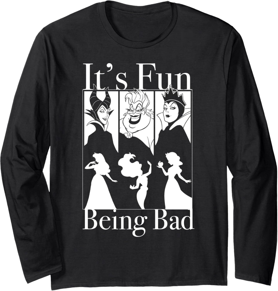 Disney Princess Villain Trio Fun Being Bad Langarmshirt