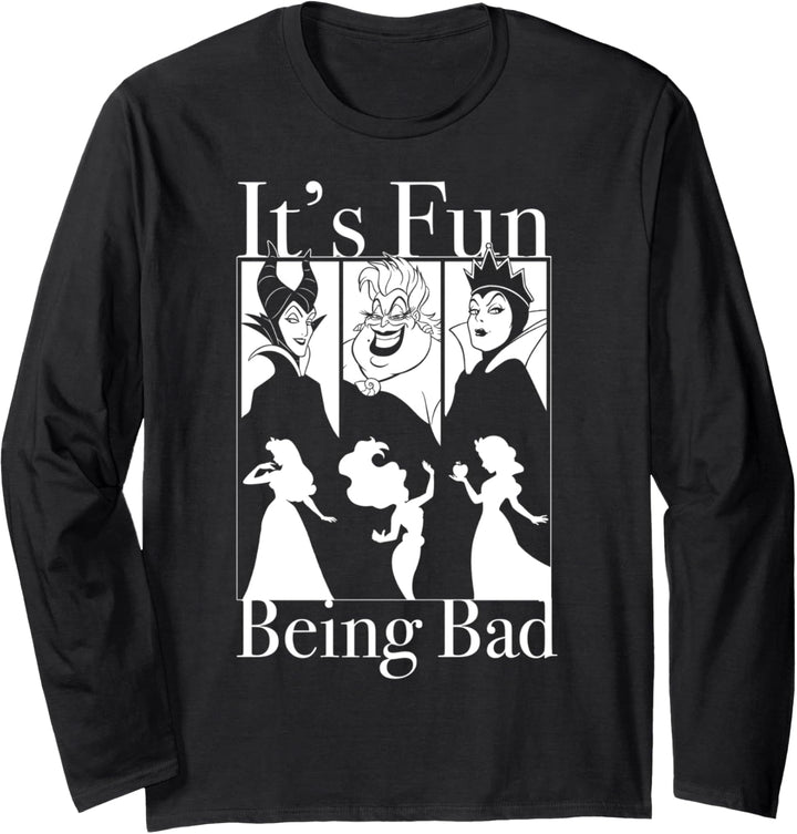 Disney Princess Villain Trio Fun Being Bad Langarmshirt