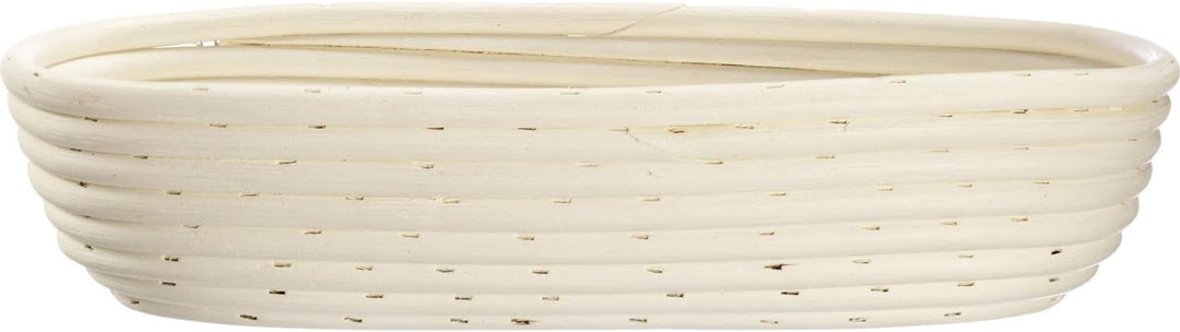Westmark Gärkörbchen-Set, 2tlg., Gärkörbchen oval + Bezug, Mit Ähre, Peddigrohr/Baumwolle, Hellbeige
