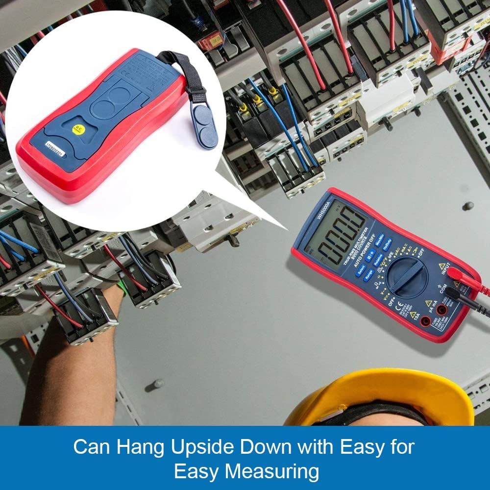 MMOBIEL Digitalmultimeter CAT III 1000V CAT IV 600V - 6000 Zähler - Spannungsprüfer Test AC/DC, Stro
