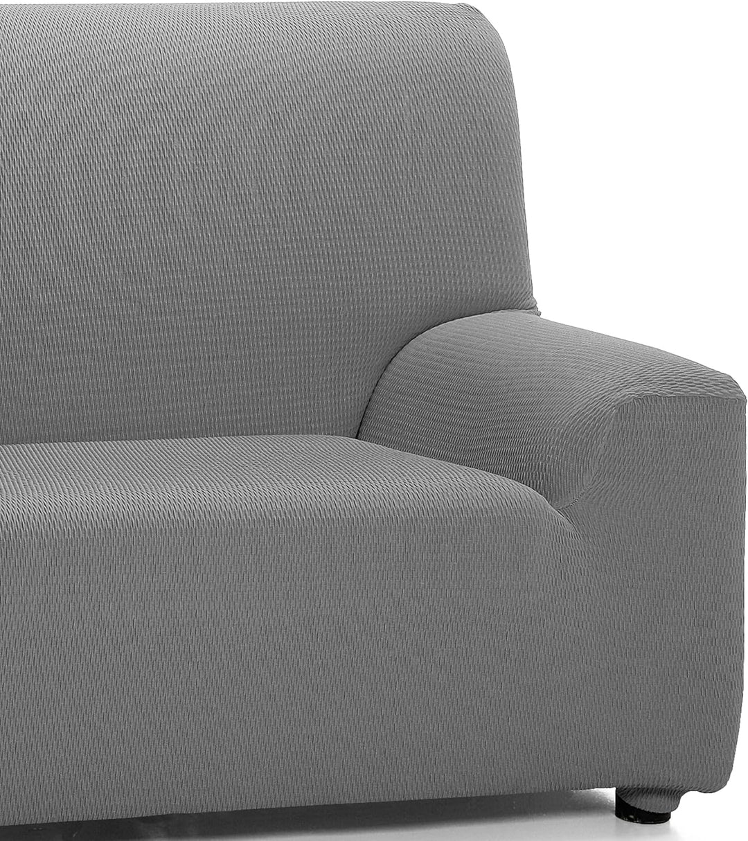 Martina Home Tunez Elastischer Sofabezug, Stoff, Grau, 4-Sitzer (240 bis 270 cm) Grau 4 Plätze, Grau