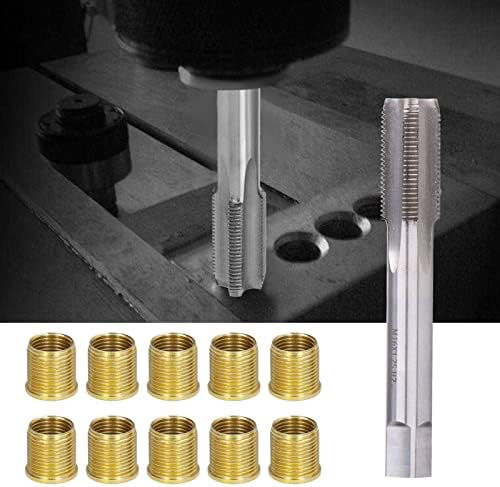 Reparaturwerkzeuge für Zündkerzengewindelöcher, Gewindereparaturset mit 10 M14 X 1,25-Gewindeeinsätz