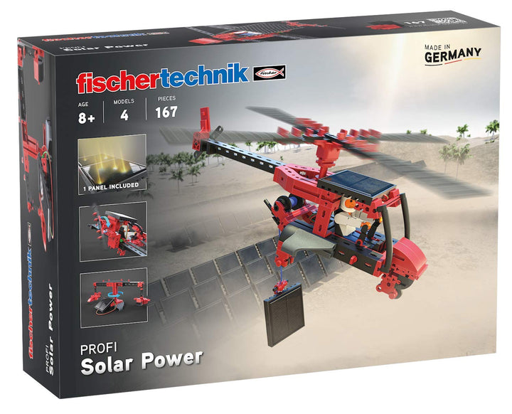 fischertechnik 559882 PROFI Solar Power – Bausatz für Kinder ab 8 Jahren, Experimentierkasten zum Th