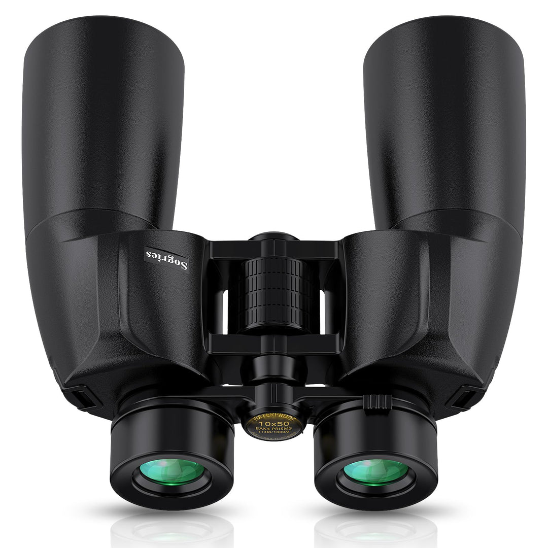 10 x 50 Fernglas - Hochleistungs-Fernglas für Erwachsene, HD optisches System, Rutschfester Griff, w