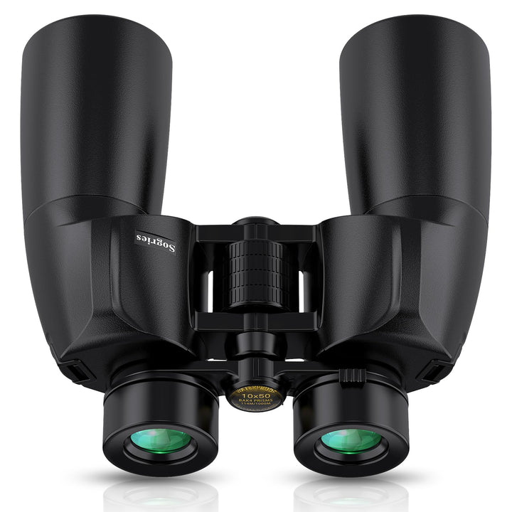 10 x 50 Fernglas - Hochleistungs-Fernglas für Erwachsene, HD optisches System, Rutschfester Griff, w