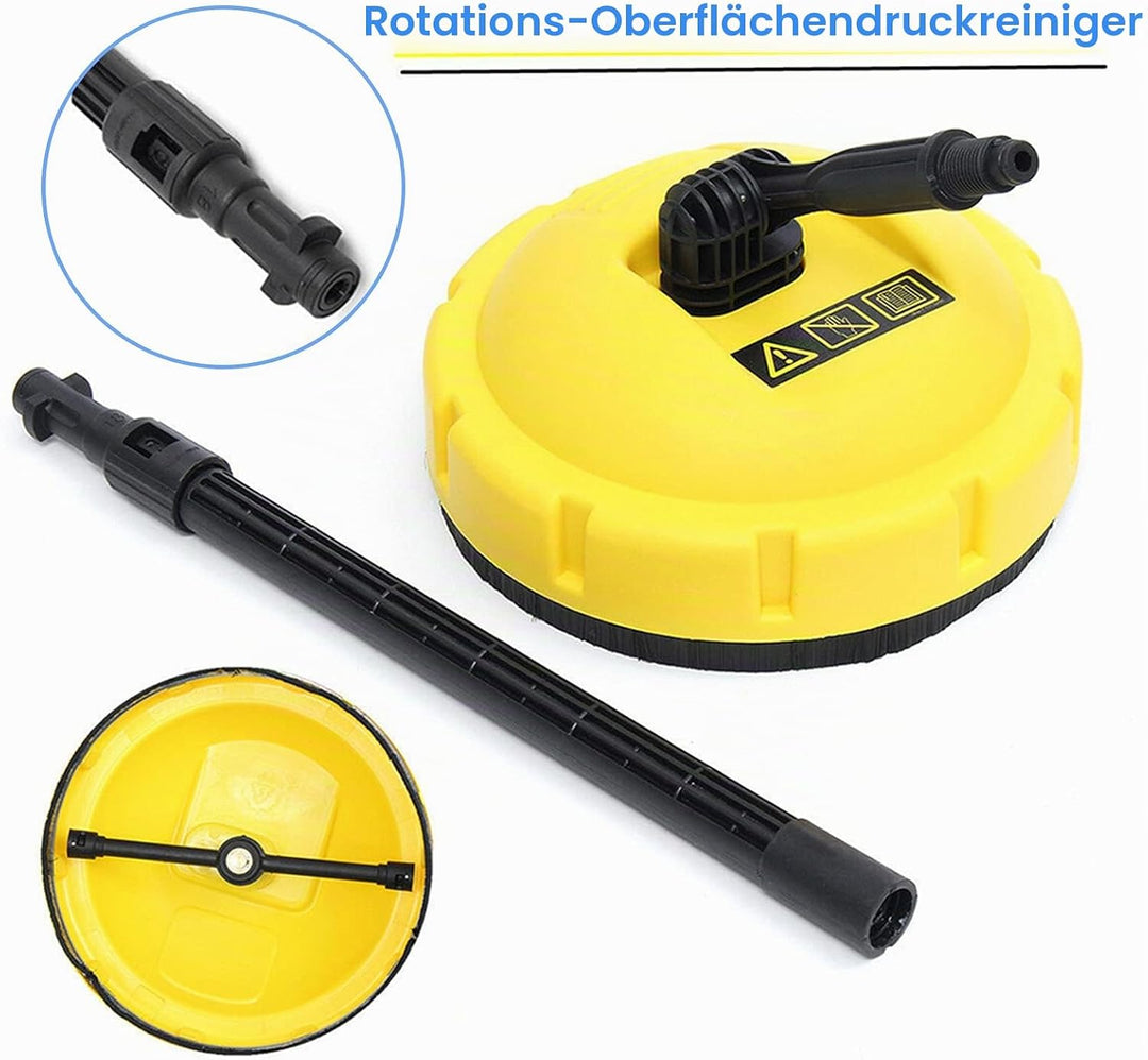 Rotationsbürste für Karcher K, Deckwand-Terrassenreiniger Rotations-Hochdruckreiniger Oberflächenrei