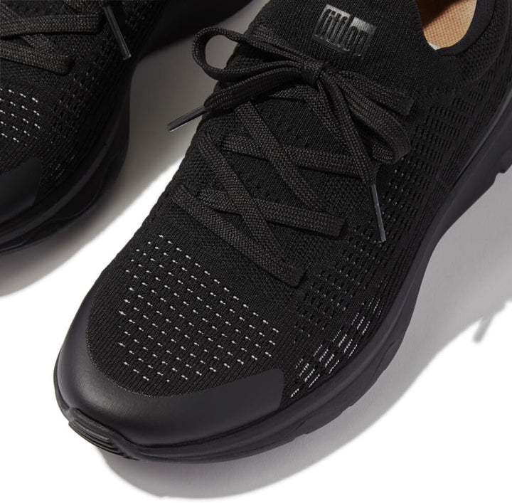 FitFlop Herren Vitamin Ffx Knit Sports SneakersSneaker 42 EU Schwarzes Zinn, 42 EU Schwarzes Zinn