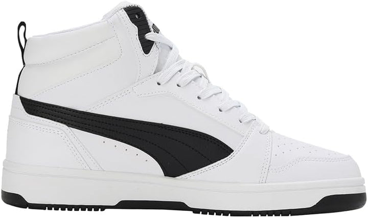 Puma Unisex Rebound V6Sneaker 47 EU Puma White Puma Black, 47 EU Puma White Puma Black