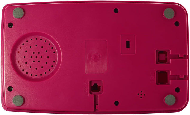 OPIS PushMeFon Cable: 1970er Designer Retro-Tastentelefon in modernen Farben mit Metallklingel (viol