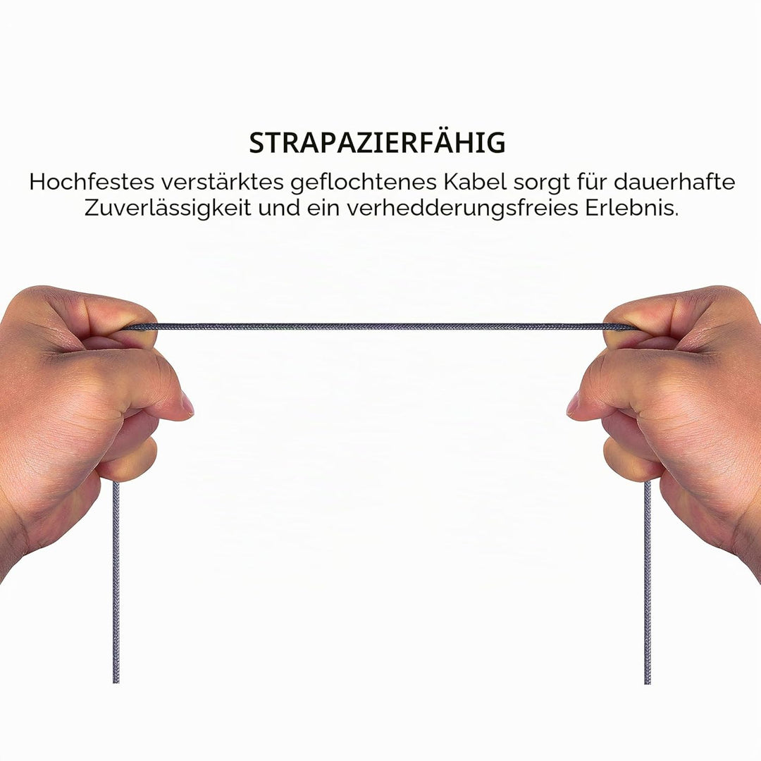 Audiokabel-Ersatz – kompatibel mit AKG N60 N60NC Y45BT Y50 Y50BT Y40 Y55 K845BT K840KL Kopfhörer und