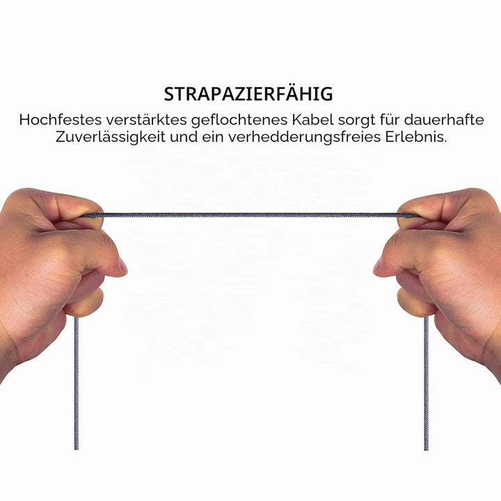 Audiokabel-Ersatz – kompatibel mit AKG N60 N60NC Y45BT Y50 Y50BT Y40 Y55 K845BT K840KL Kopfhörer und