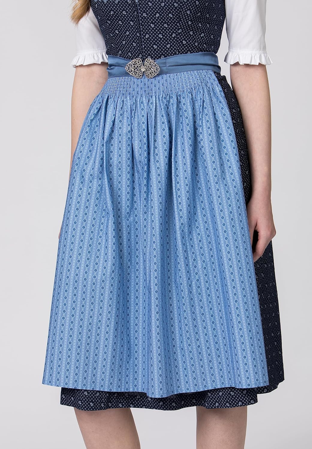 Stockerpoint Damen Dirndl Dunja Kleid für besondere Anlässe 40 Dunkelblau, 40 Dunkelblau