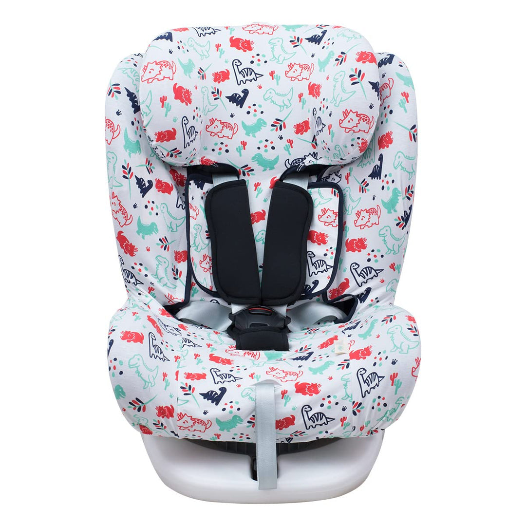 JYOKO KIDS Bezug Kompatibel mit Star Ibaby, Baby Auto Fix Noe (Dino Party), Dino Party
