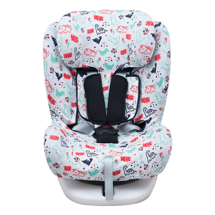 JYOKO KIDS Bezug Kompatibel mit Star Ibaby, Baby Auto Fix Noe (Dino Party), Dino Party
