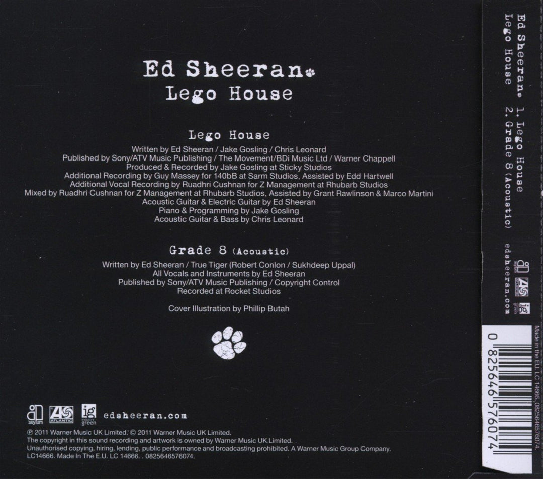 Lego House (2track), Audio-CD
