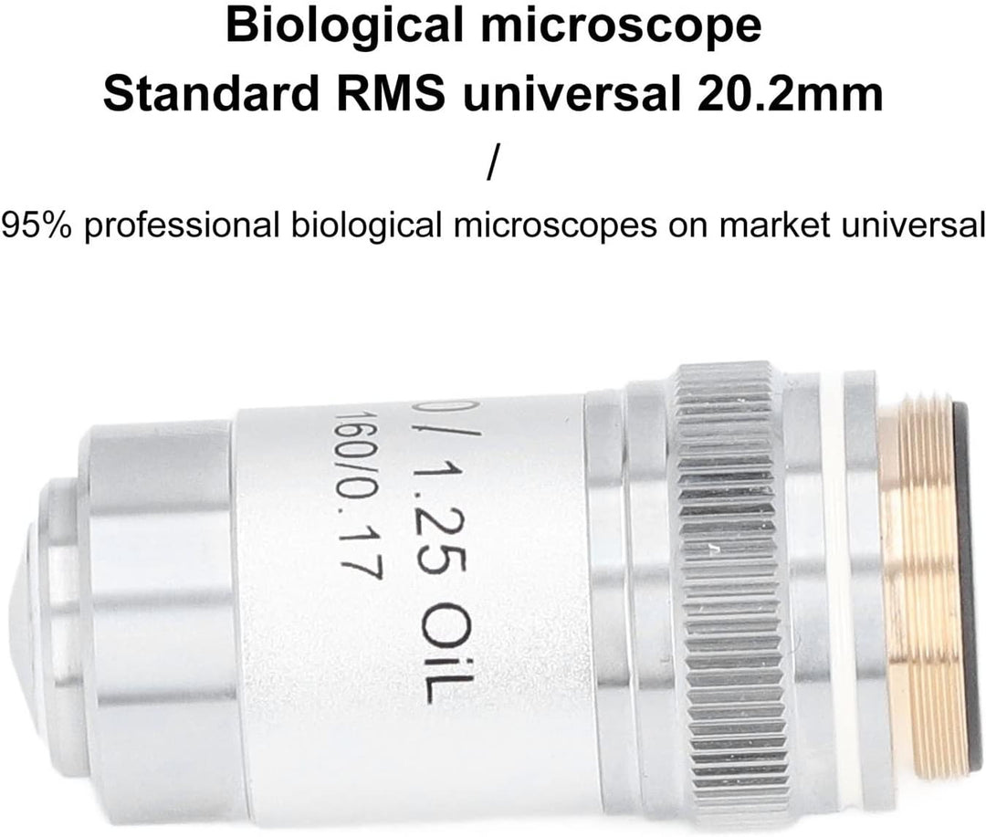 100-fach Achromatisches Mikroskopobjektiv mit Hoher Vergrösserung 20,2 Mm Schnittstellengewinde für