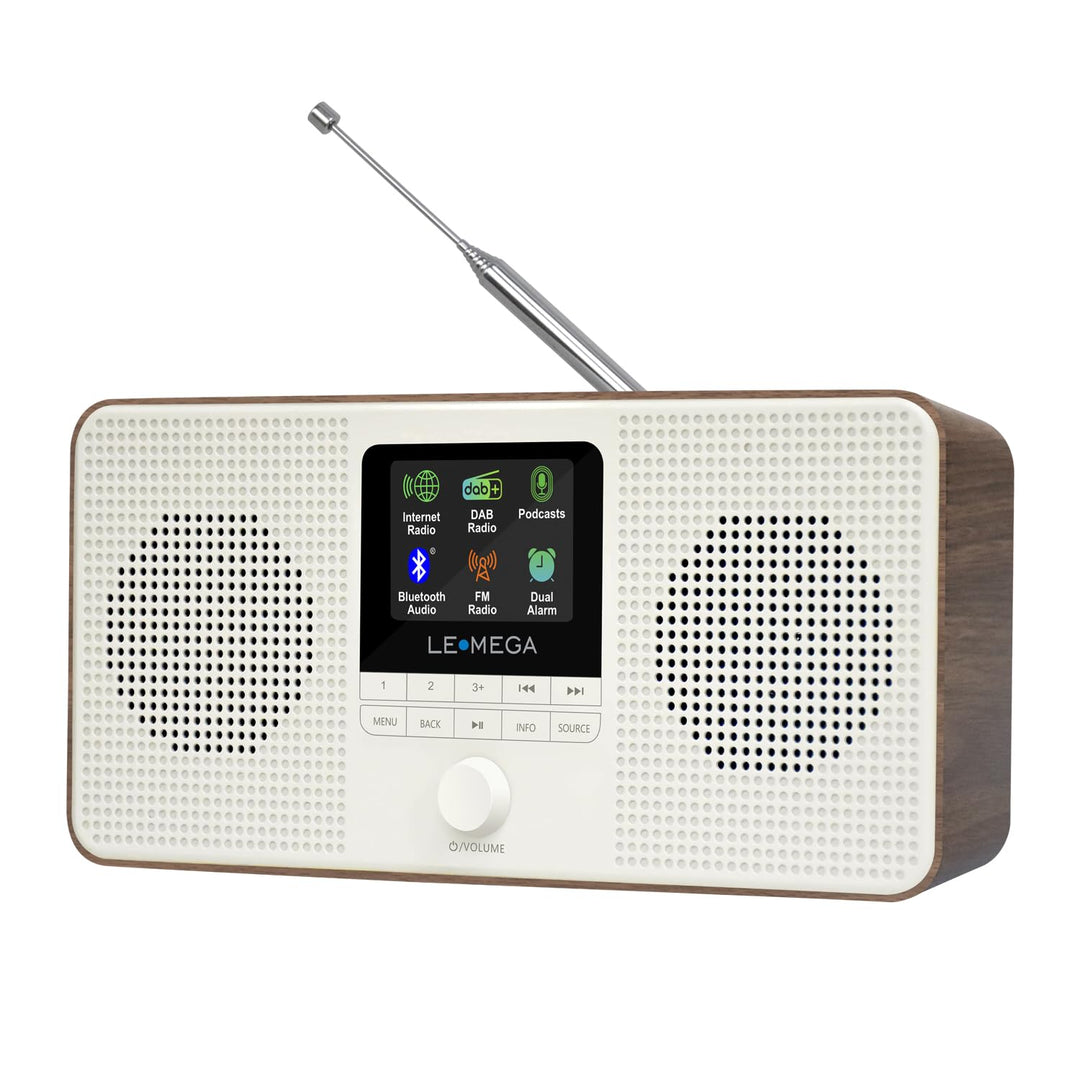 LEMEGA IR4S Stereo WiFi Internet Radio,Tragbares DAB/DAB+/FM Digitalradio,Spotify Connect,Bluetooth,