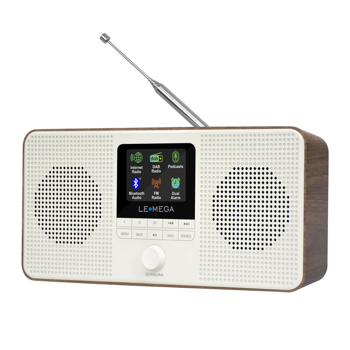 LEMEGA IR4S Stereo WiFi Internet Radio,Tragbares DAB/DAB+/FM Digitalradio,Spotify Connect,Bluetooth,