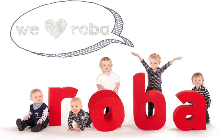 roba Tafel, Standtafel drehbar, Schreibtafel liniert, Maltafel magnetisch, Kindertafel Holz, natur N