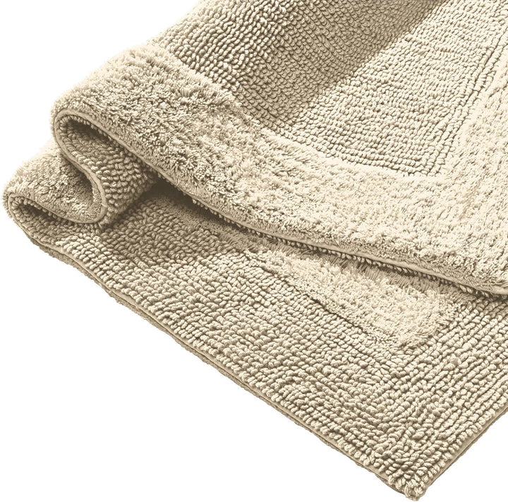 Erwin Müller Badematte, Badteppich Uni Serie Stuttgart beige Grösse 60x150 cm - extra dick, hohe Sau