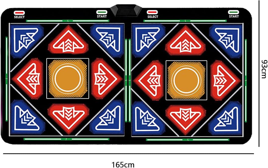 HDMI-Tanzmatte mit Kamera, für TV, Tanzmatte für Kinder und Erwachsene, für zwei Benutzer mit kabell