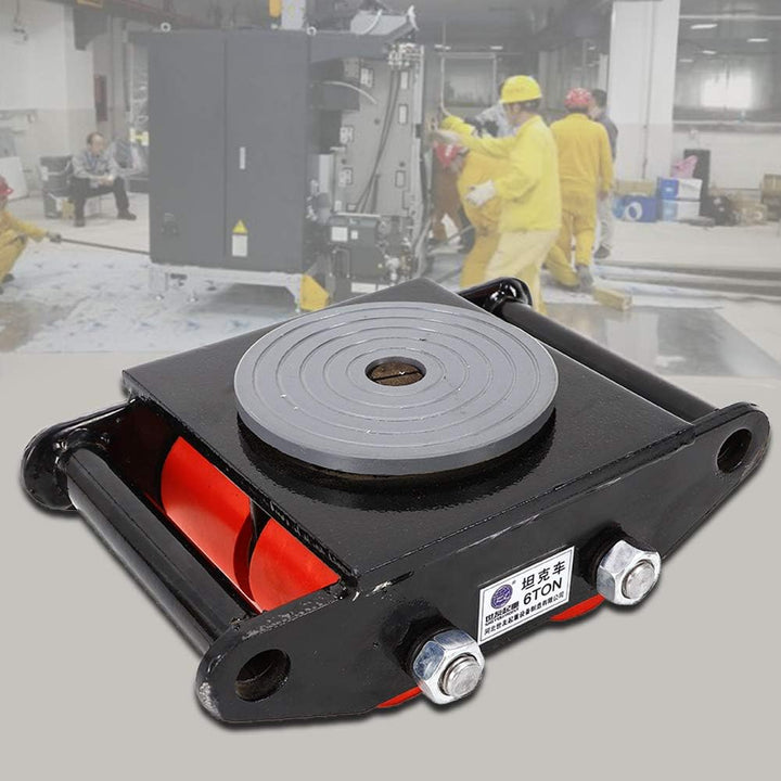 Panzerrollen,Transportfahrwerk,Industrieroller mit 4 PU-Richtungsräder Roller Drehplatte Möbeltransp