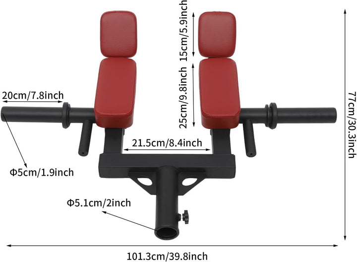 Landminenaufsatz Safety Squat Bar Attachment mit Shoulder Arm Pads Edelstahl-Spannbügel für Krafttra