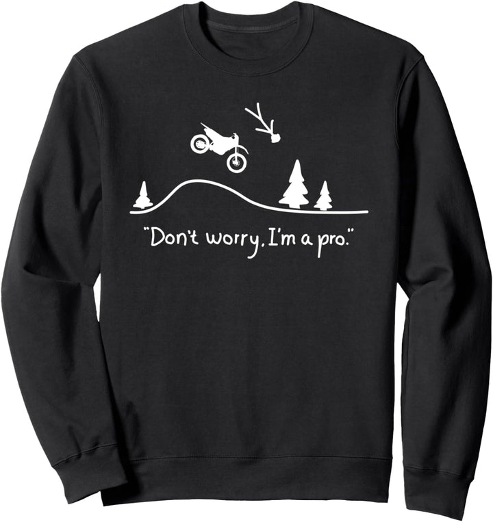 Originelle Geschenke für Motocross-Fahrer Sweatshirt