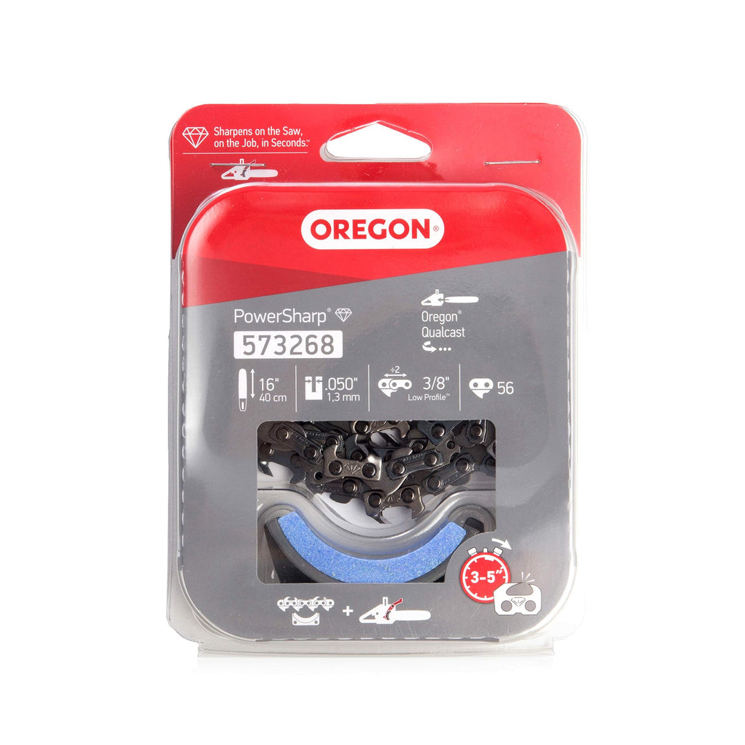 Oregon PowerSharp Ersatzkette für Säge CS300, Sägekette mit 3/8", .050" (1,3 mm) Treibgliedstärke, 5