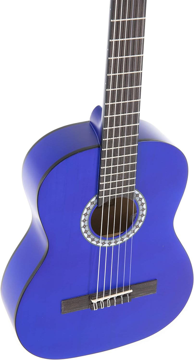 GEWA Konzertgitarre BASIC 1/2 transparent blau - PS510125 - ***NEU***, 1/2 transparent blau