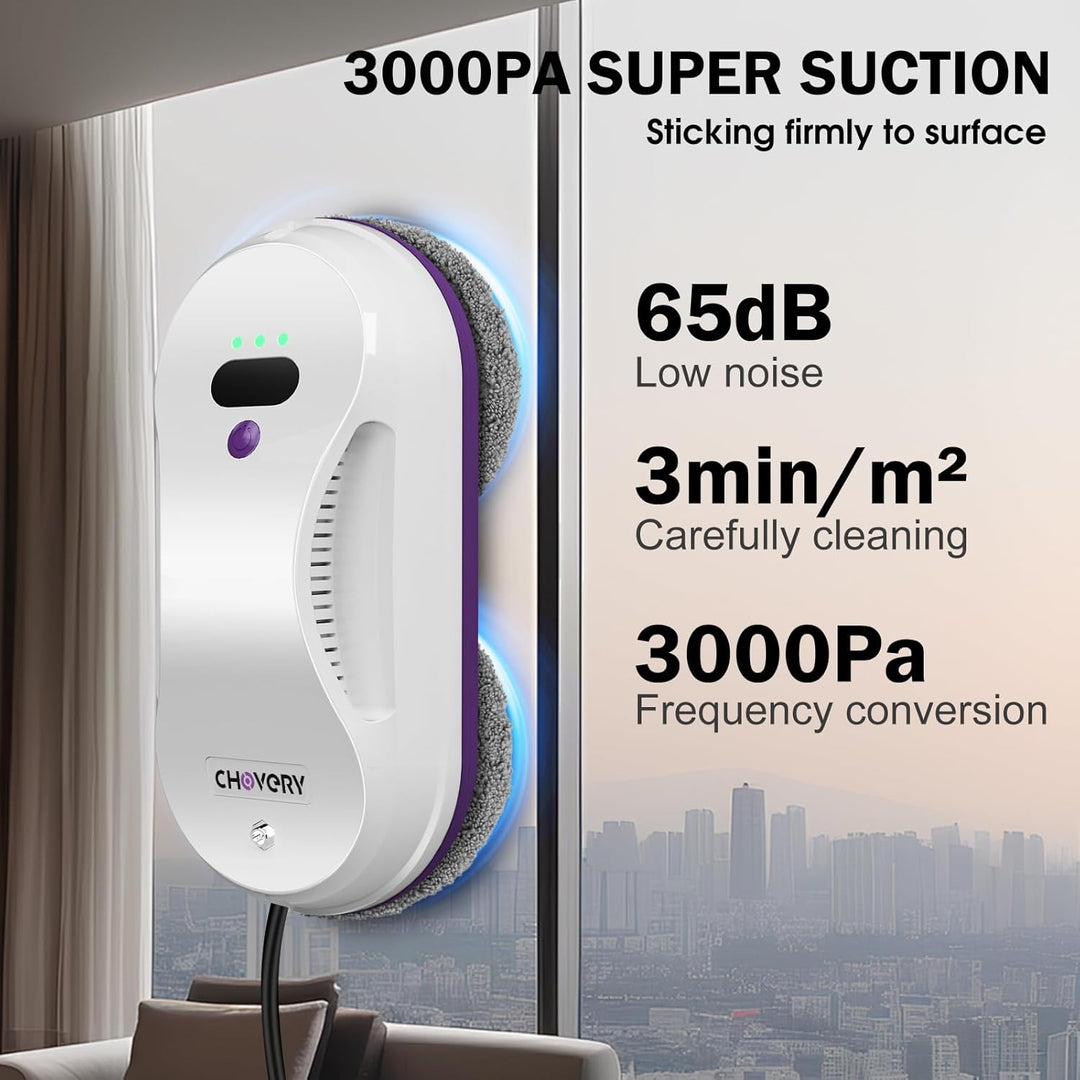 CHOVERY CL-2 Fensterputzroboter, der Fensterputzroboter Fenster Roboter mit Fernbedienung, automatis