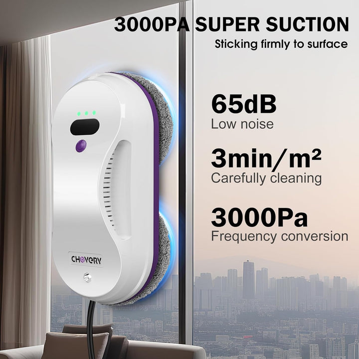 CHOVERY CL-2 Fensterputzroboter, der Fensterputzroboter Fenster Roboter mit Fernbedienung, automatis