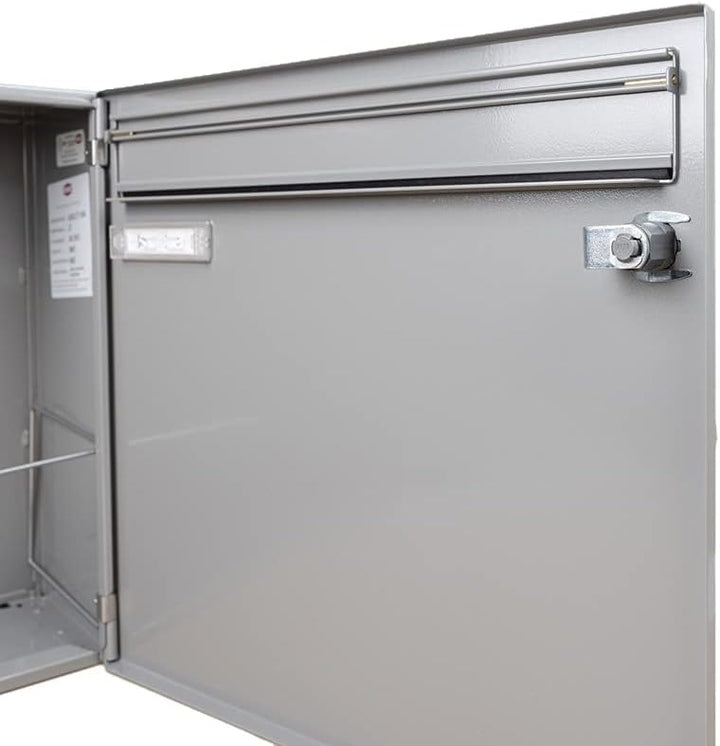RENZ Briefkasten Classic 17 Liter - 370 mm x 330 mm x 145 mm - Einwurf 335 mm x 33 mm für Format C4