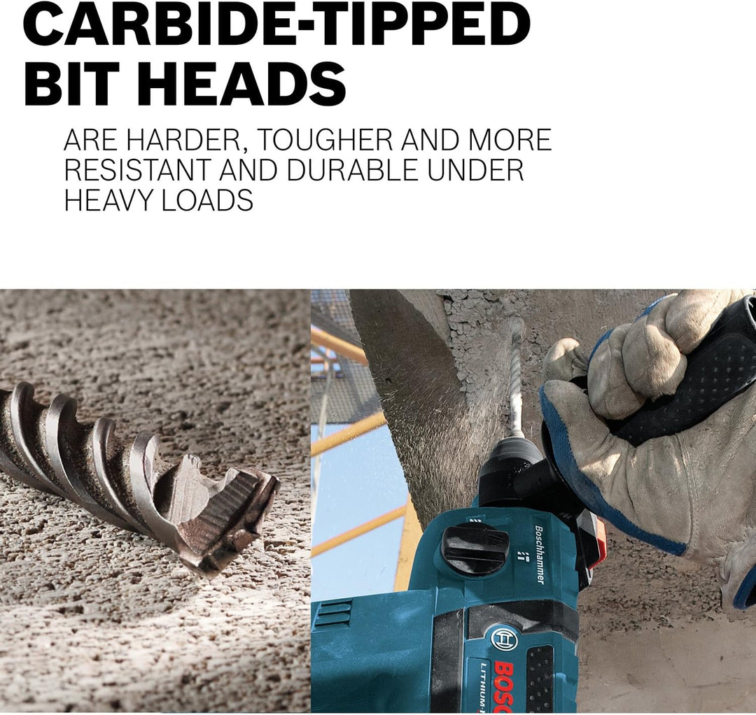 BOSCH HC2102 5/20.3 cm x 15.2 cm x 20.3 cm Bulldog SDS-Plus Bohrhammer-Bit 5/8" Diameter Für Beton,