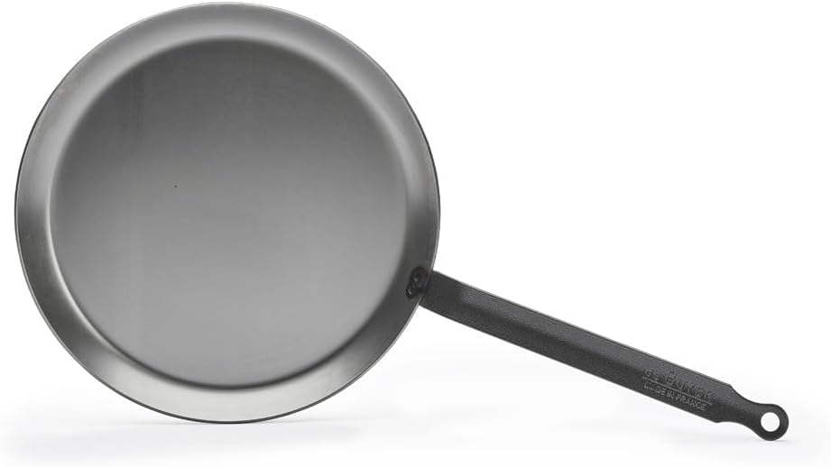 De Buyer - Crêpe-Pfanne CARBONE PLUS aus schwerem Eisenstahl - 26 cm Durchmesser - 5120.26, 26 cm Du