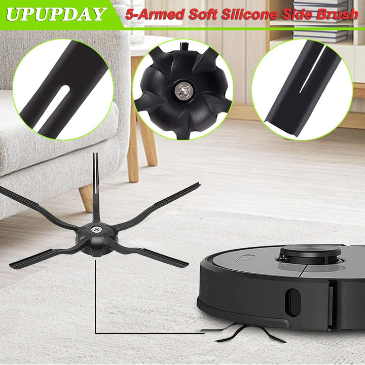 Zubehör für Roborock S7 Max Ultra, S7 MaxV Ultra, Roborock S7 Pro Ultra, 2 Hauptbürste, 1 Selbstrein