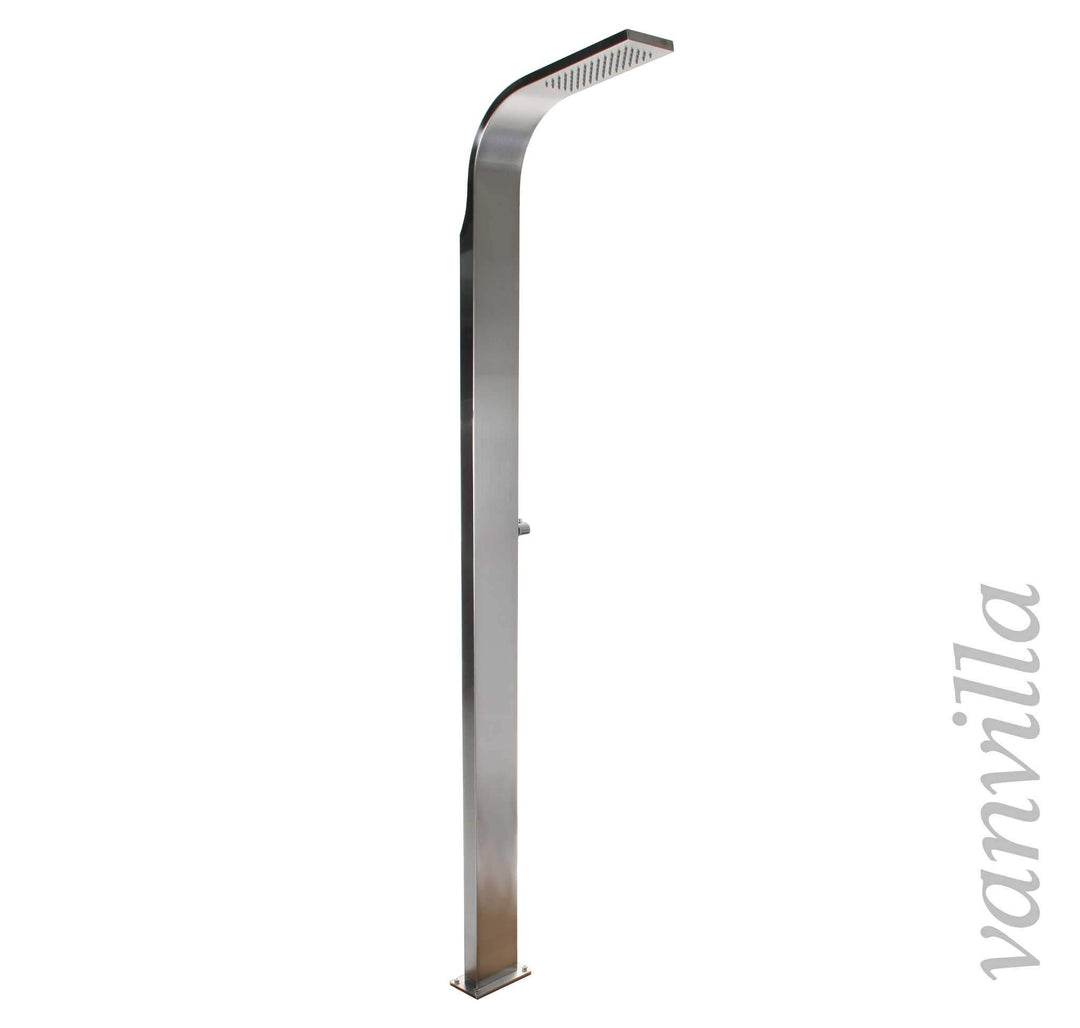 vanvilla Pooldusche Edelstahl Gartendusche Dusche Aussendusche ohne Duschtasse Zalea 2.0