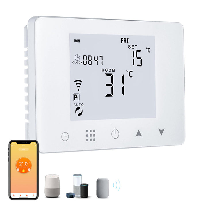 Dogepro WiFi Thermostat Thermostat für Gas/Wasserkessel, Smart Wandthermostat, kompatibel mit Alexa