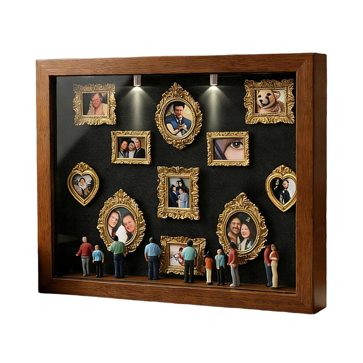 Mini-Museumsrahmen mit Licht | DIY Mini-Museen-Silhouetten-Box | Museum of Us Box | Schattenboxen-Ra