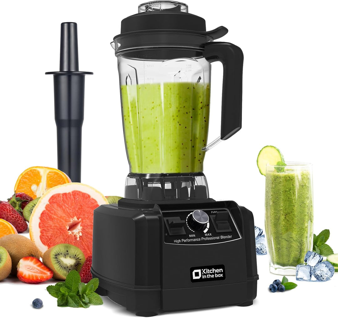 Kitchen in the box Mixer, 1500W Hochleistungs Standmixer 2L mit grossem Fassungsvermögen, 8 Edelstah