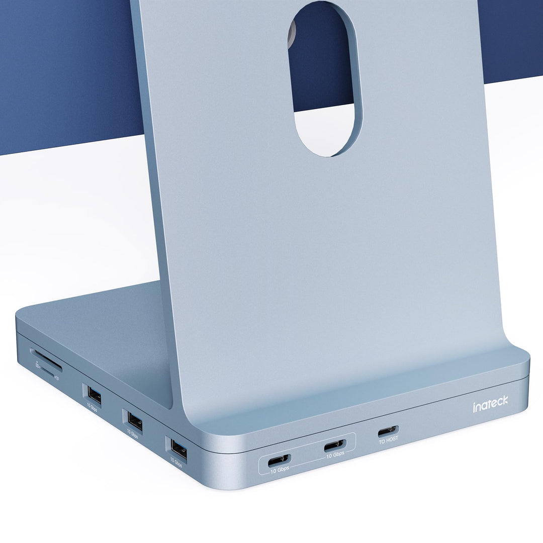 Inateck USB C Hub für iMac, Dockingstation Kompatibel mit iMac 24 Zoll 2021/2023, USB 3.2 Gen 2, 8-i